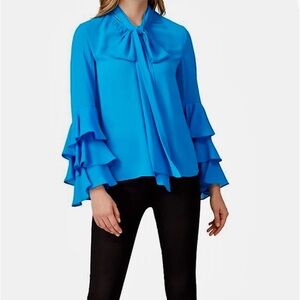 Prabel Gurung gorgeous aqua blue blouse 💙 HOST-PICK